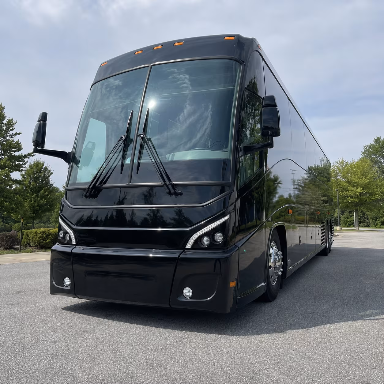 compare buses for fiscal year end and conference season transportation
