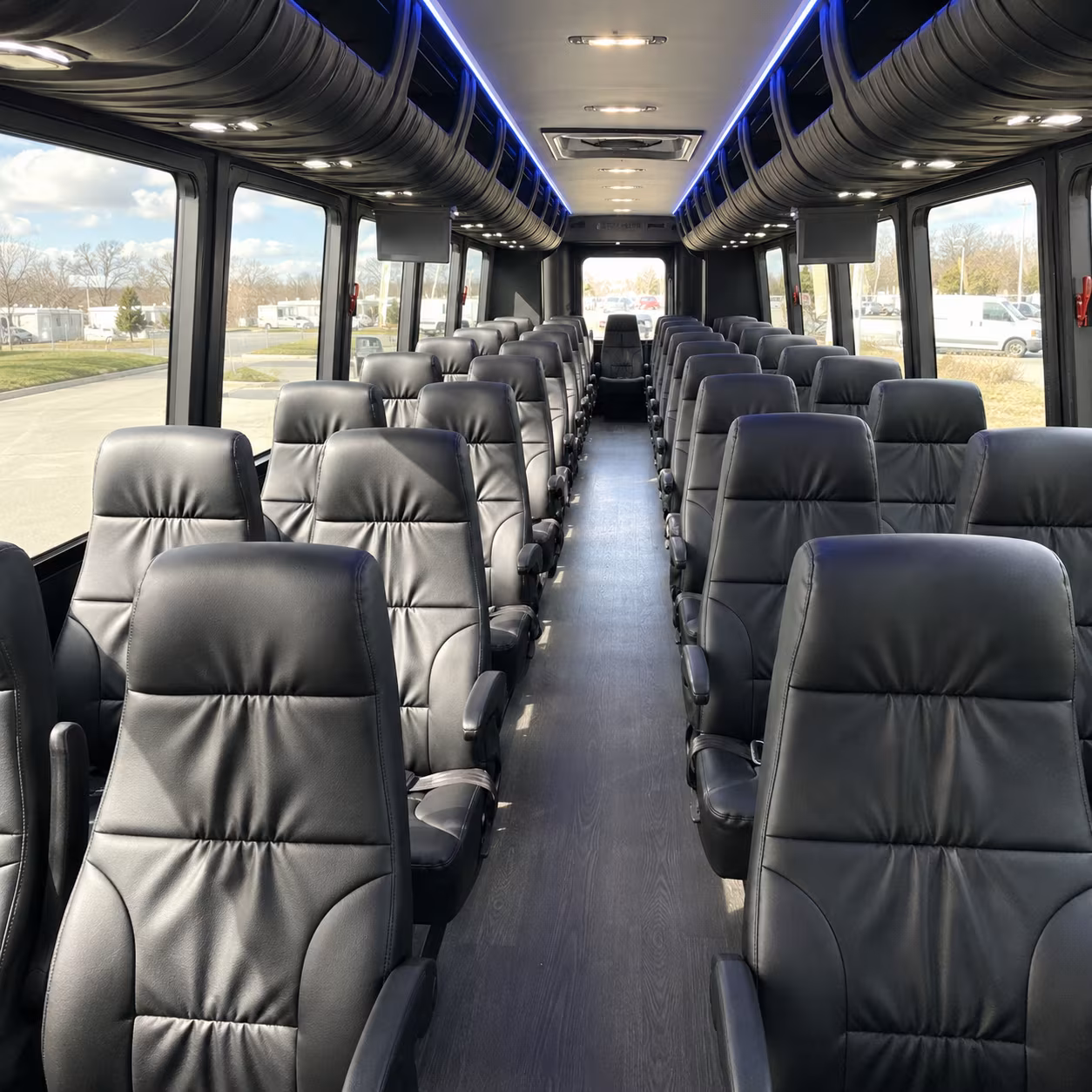 redwood city wedding transportation onboard seating